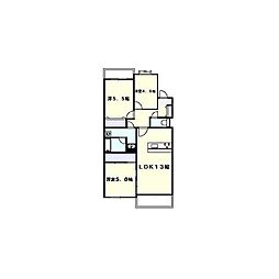 ヴィラコート青葉台 3LDKの間取図画像