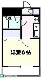 リバーサイド久地 1Kの間取図画像