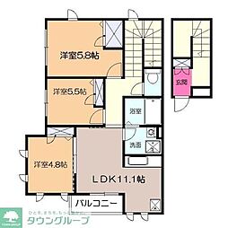 間取図画像 3LDK