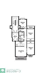 間取図画像 3LDK