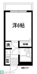 ビューパレス藤が岡 1Kの間取図画像