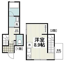 TORICOT ワンルームの間取図画像