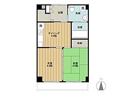 あいやビル 2DKの間取図画像