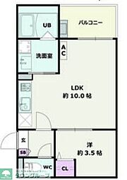 間取図画像 1LDK