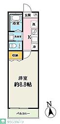 間取図画像 1K