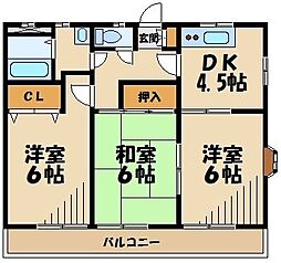 間取図画像 3DK