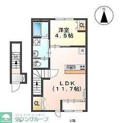 間取図画像 1LDK