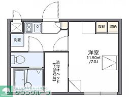 レオパレスコンフォート 1Kの間取図画像