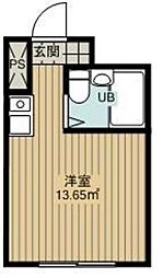 Nファースト清瀬 ワンルームの間取図画像