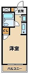 WINBELLSOLO狭山No.4 ワンルームの間取図画像