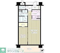 PARKMIRACOSTA 1LDKの間取図画像