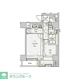 ＰＲＥＭＩＵＭ　ＣＵＢＥ　両国ＤＥＵＸ 2階1LDKの間取り