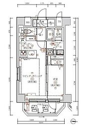 アルテシモ　リーノ 2階1LDKの間取り