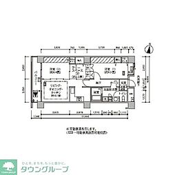 東雲キャナルコートＣＯＤＡＮ18号棟 8階2SLDKの間取り