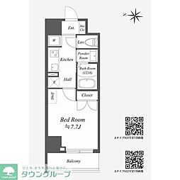 Ａｌｐｈａ　Ｐｒｉｍｅ東陽町 7階1Kの間取り
