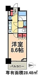 間取図画像 1K