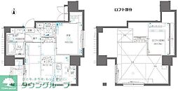 ZOOM錦糸町 1LDKの間取図画像