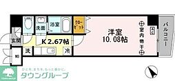 ブレジオ曳舟 1Kの間取図画像
