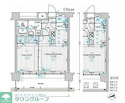 フュージョナル東墨田 1LDKの間取図画像