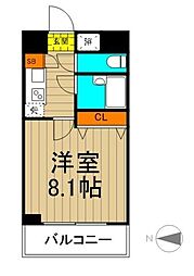 アーデン両国 1Kの間取図画像