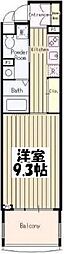 BONHEUR門前仲町 1Kの間取図画像