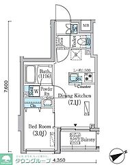 物件の間取り