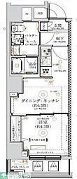 ガリシア森下VI 1DKの間取図画像