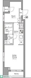 ラ・グレースダイヤモンドマンション秋葉原 1LDKの間取図画像