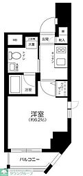 Verona門前仲町 1Kの間取図画像