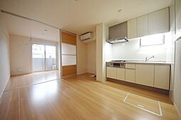 ディアコート本木 2階2LDKのリビング/ダイニング