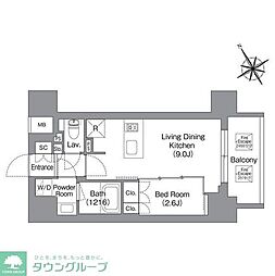 間取図画像 1LDK