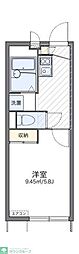 レオパレスフルール西綾瀬 1Kの間取図画像