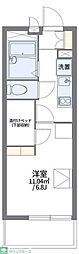 レオパレスKOIZUMI2 1Kの間取図画像