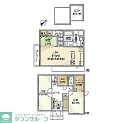 和泉戸建 2LDKの間取り