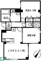ＲＵＡＮＧ 1階1LDKの間取り