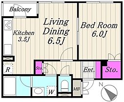 間取図画像 1LDK