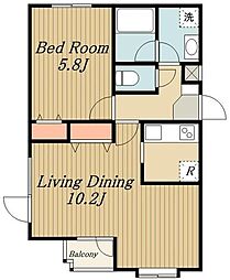 間取図画像 1LDK