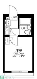 プライムガーデン桜上水 1Kの間取図画像