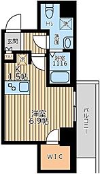 ARKMARK上北沢 ワンルームの間取図画像