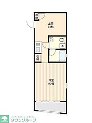 PRIMEURBANKYODO 1LDKの間取図画像