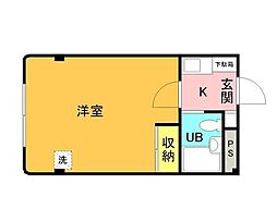 第三MKビル 1Kの間取図画像