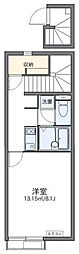 レオネクストパサージュ1 1Kの間取図画像