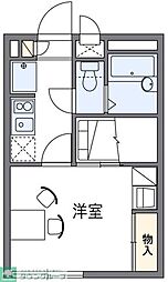 レオパレス栄 1Kの間取図画像