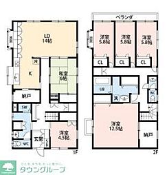 JR武蔵野線 新秋津駅 徒歩5分の賃貸一戸建て