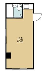 大洋ビル ワンルームの間取図画像