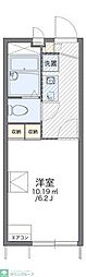 ルキア 1Kの間取図画像