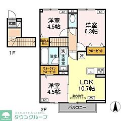 物件の間取り