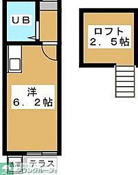 K-PALACE 1Kの間取図画像