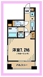 ステーションビューロアール府中 1Kの間取図画像