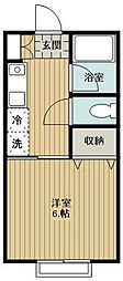 ENハイツエコ 1Kの間取図画像